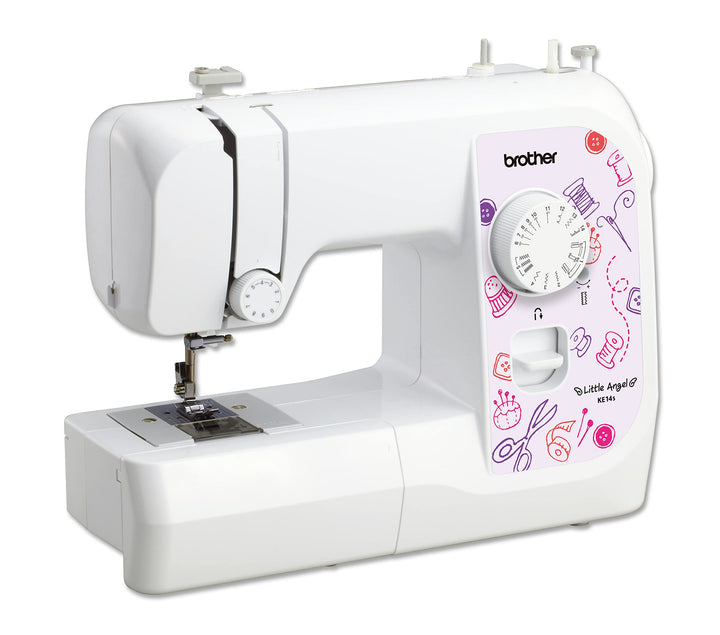 Brother KE14S Little Angel - Nähmaschine mit Fingerschutz (14 Stiche)