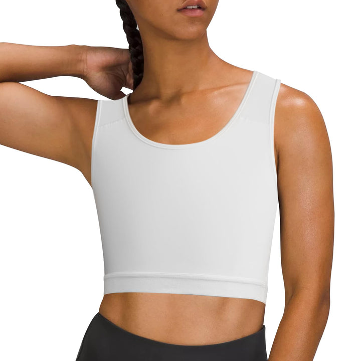 XUJI Atmungsaktive Halb Brust Binder für Transgender FTM Pullover Binder 4XL N-weiss, 4XL N-weiss