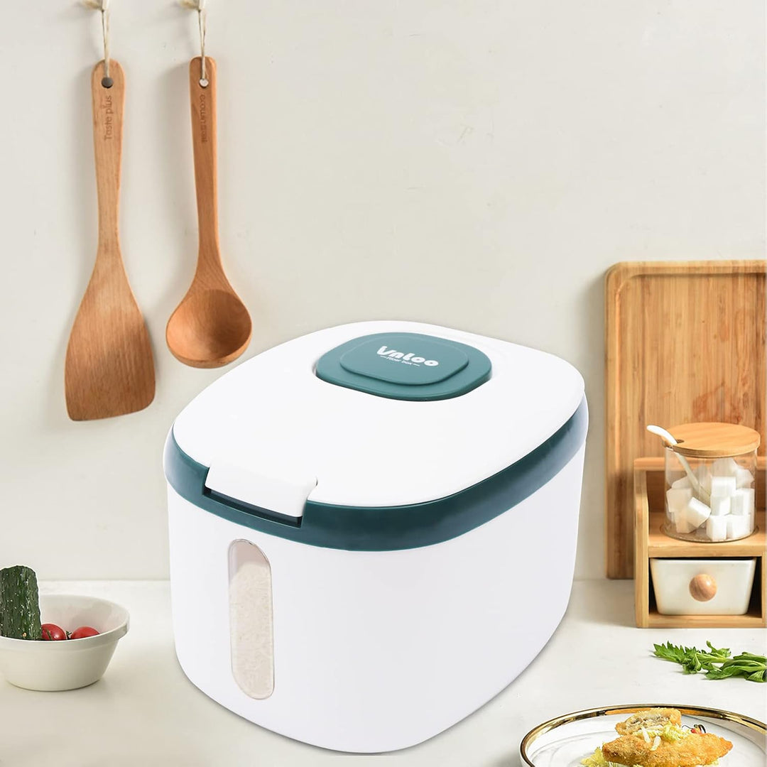 Bathrena 5KG Reisspender|Küche Sammlung Eimer Reis Box Reis Zylinder Insekten-Proof Feuchtigkeit-Bew