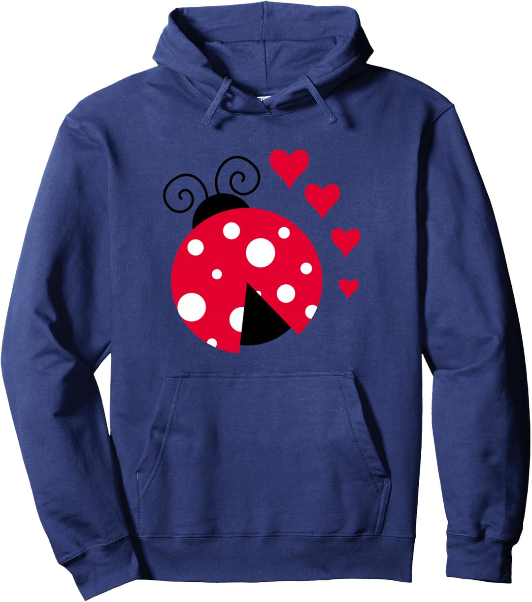 Ladybug Bug Lady Mom Beetle Insect Red Pullover Hoodie