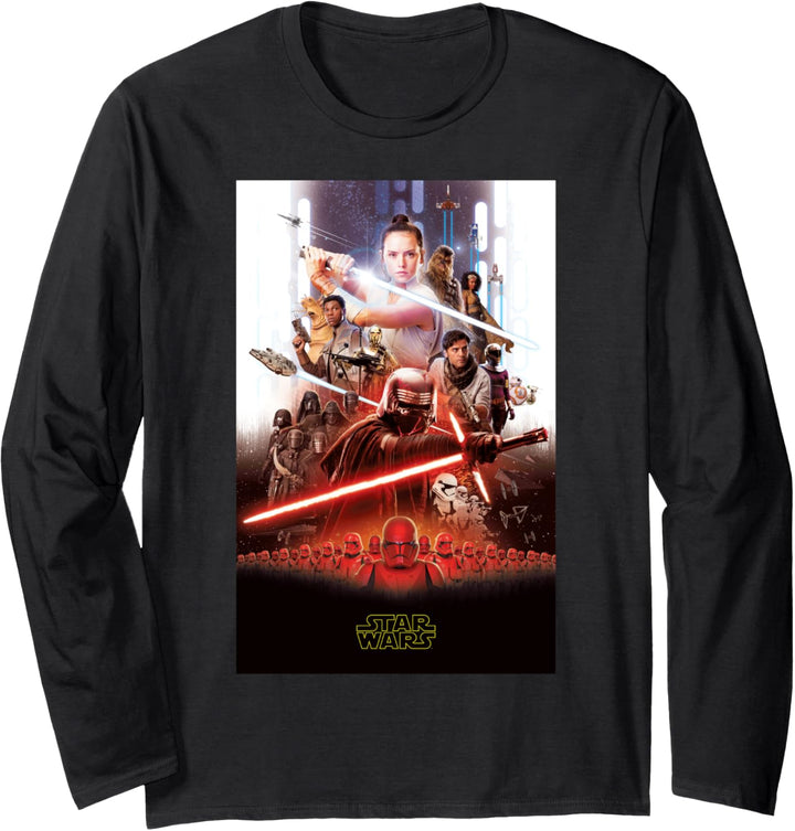 Star Wars: The Rise Of Skywalker Group Shot Poster Langarmshirt