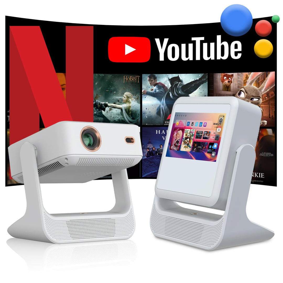 Beamer 4k heimkino Elfenbeinweiss pro-Stativ, Elfenbeinweiss pro-Stativ