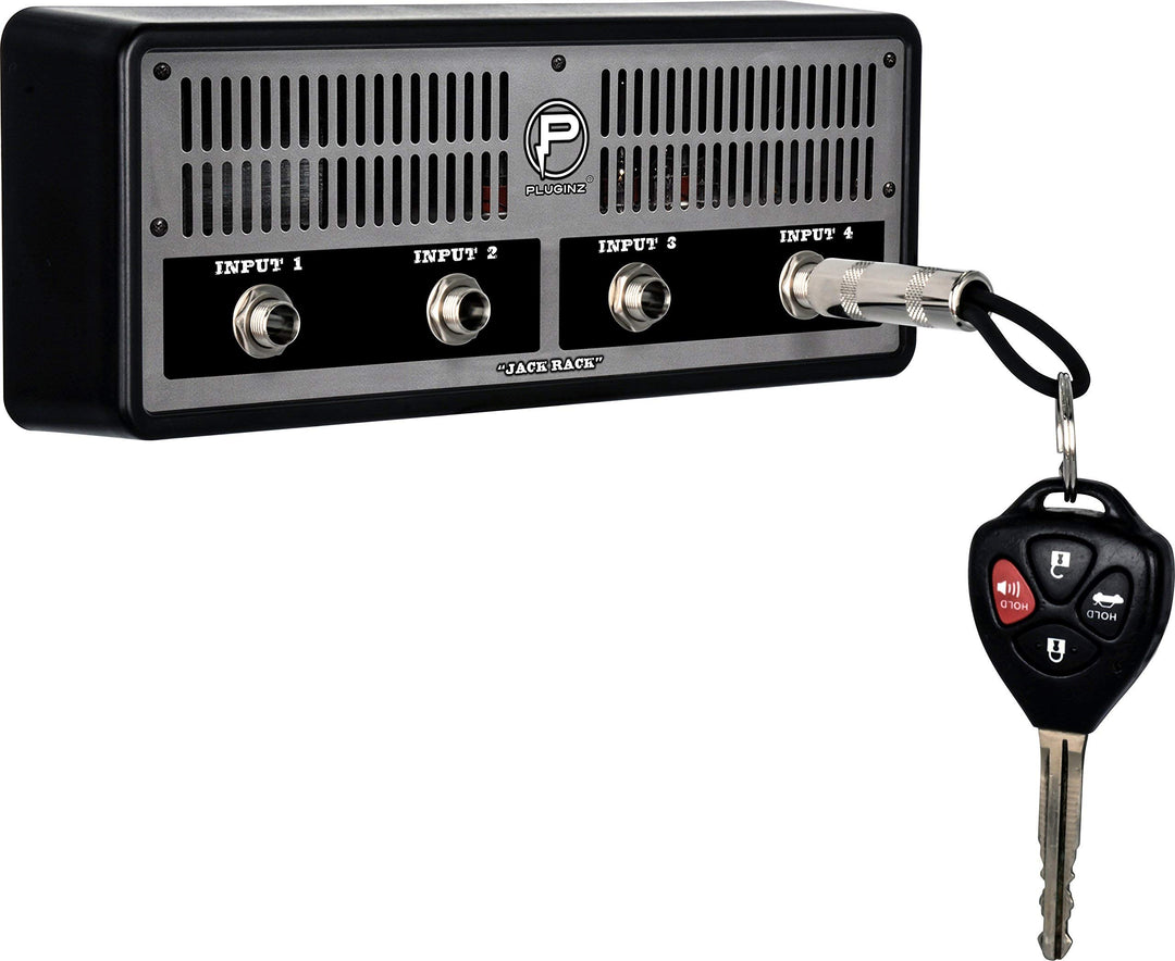 Pluginz Schlüsselanhänger mit Stecker für Jack Rack Verstärker von Marshall Ruckus Steckerrack Rucku
