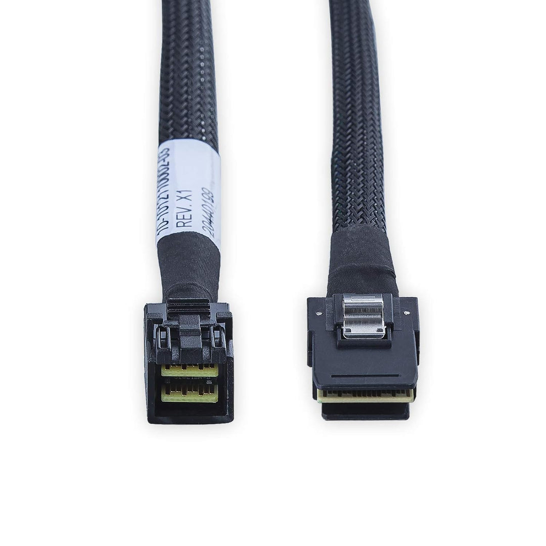ipolex Internes Mini SAS HD SFF-8643 zu Mini SAS SFF-8087 Kabel, 1-Meter(3.3ft), faltbar, flexibel,