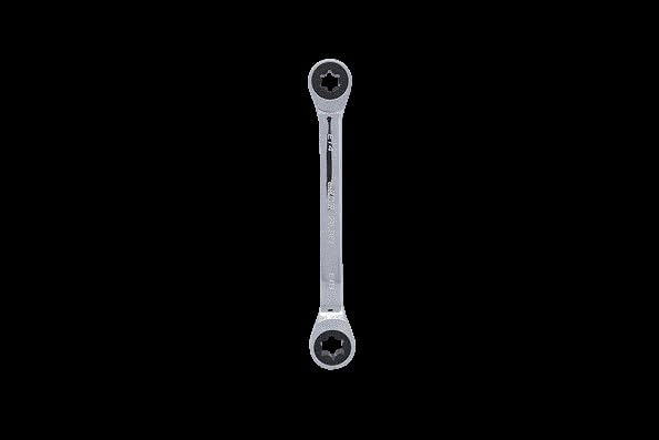 KS Tools 503.4355 GEARplus TX-E-Doppel-Ratschenringschlüssel,E14xE18, E14xE18
