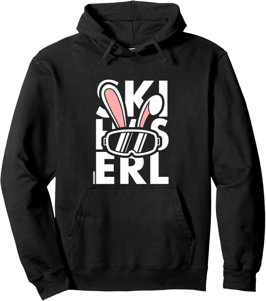 Skifahrerin Österreich Skifahren Skifahrer Ski Skihaserl Pullover Hoodie