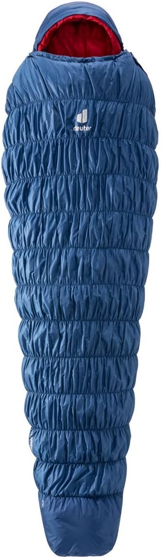 deuter Exosphere -10° L - Large Kunstfaser Schlafsack, steel-fire Zip right, Zip right