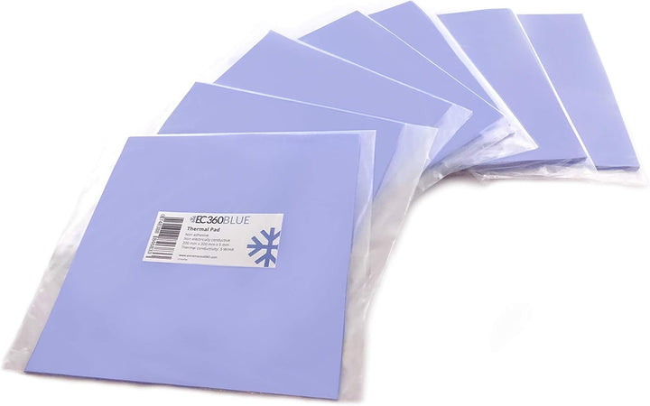 EC360® Blue 5W/mK Wärmeleitpad (200 x 200 x 4,0 mm), 200 x 200 x 4,0 mm