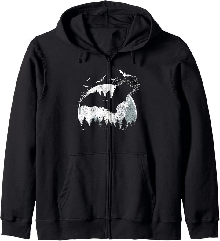 Nacht Fledermaus Kapuzenjacke