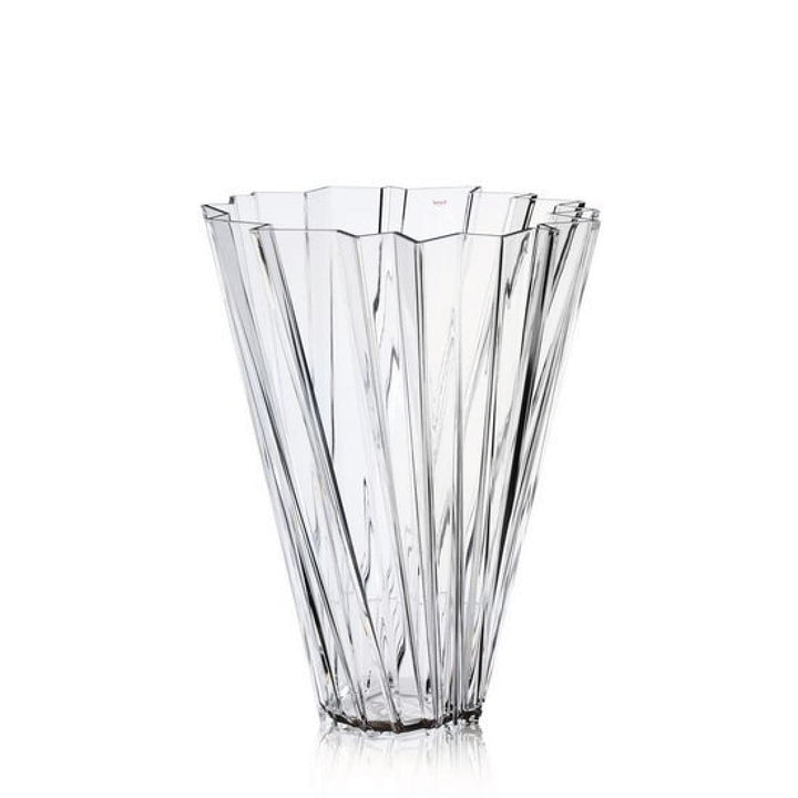 Kartell 1229B4 Vase Shanghai, glasklar Cristallo, Cristallo