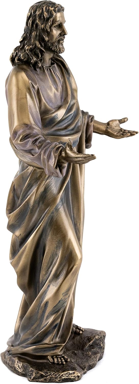Top Collection Jesus Christus Segen Statue Real Bronze Powder Cast Statue Skulptur 12