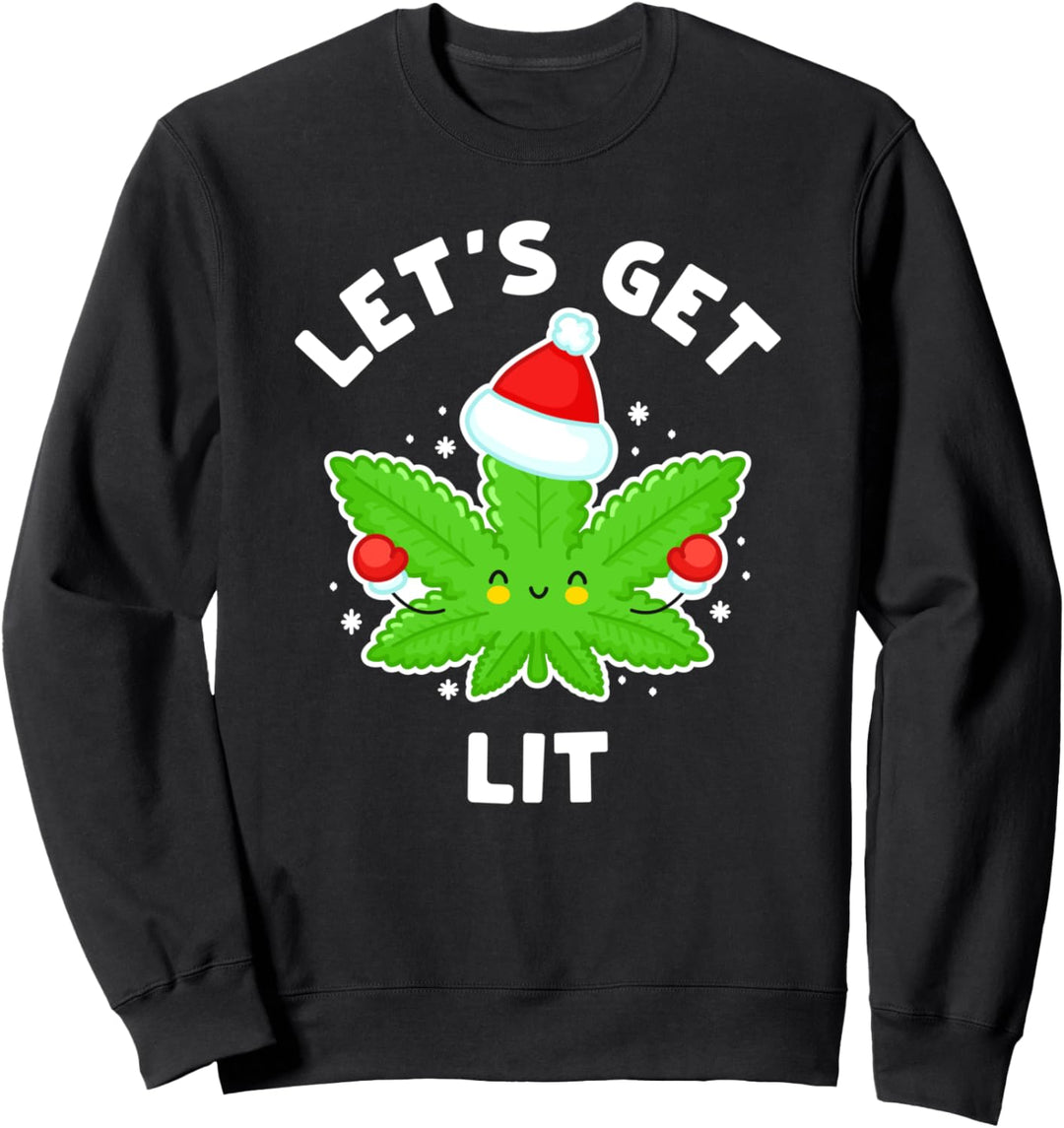 Lassen Sie uns anzünden - lustiges Unkraut Sweatshirt