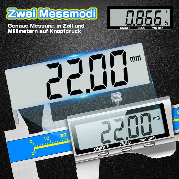 Digitale Schieblehre Industriequalität Orthland Messschieber Digital Messlehre 150mm Mit Gross Lcd P