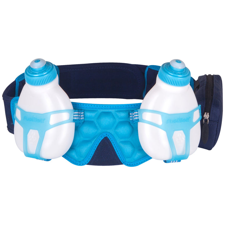 FuelBelt Trinkgürtel mit 2 Flaschen Helium Bottle Belt S Blue/Blue, S Blue/Blue