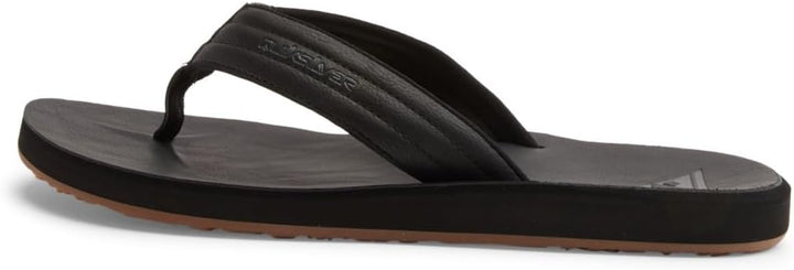 Quiksilver CARVER NUBUCK M SNDL TKD0 Herren Sandalen 43 EU Schwarz Solid Black Sbkm, 43 EU Schwarz S