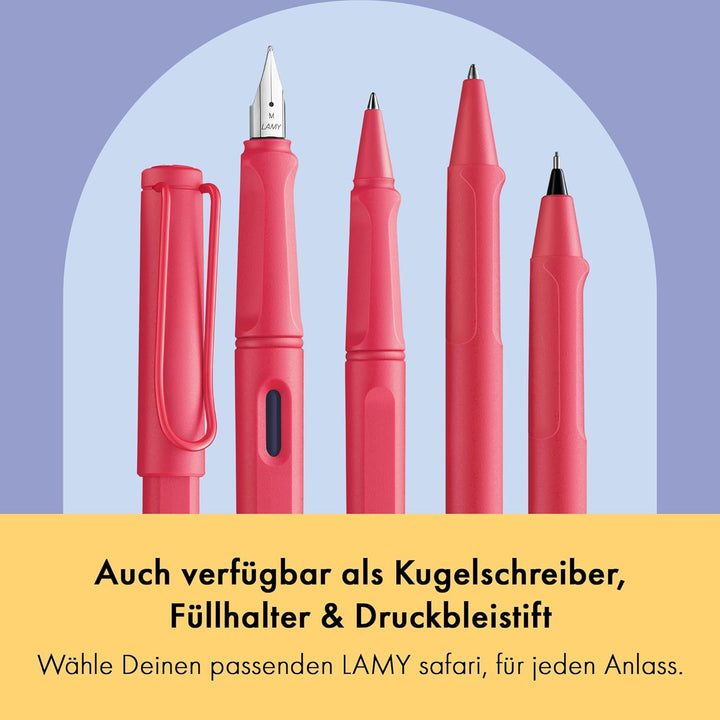 Lamy safari sunset Tintenroller – zeitlos klassischer Stift mit ergonomischem Griff &amp; Strichbreite M