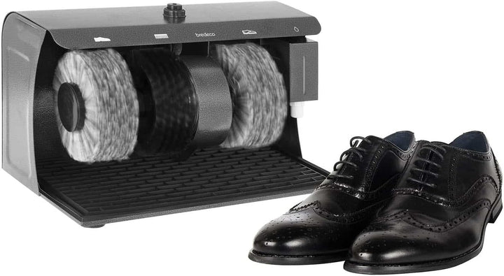 BC-S-POL3 Schuhputzmaschine Schuhputzer (3 Bürsten, 120 W, 230 V, Stahl)