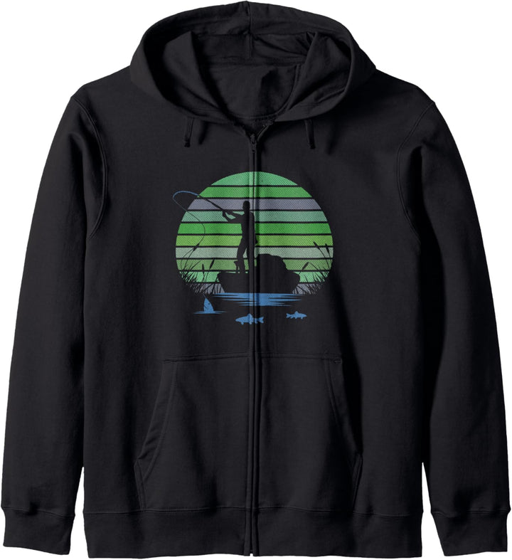 Angeln Geschenk für Ehemann Kapuzenjacke