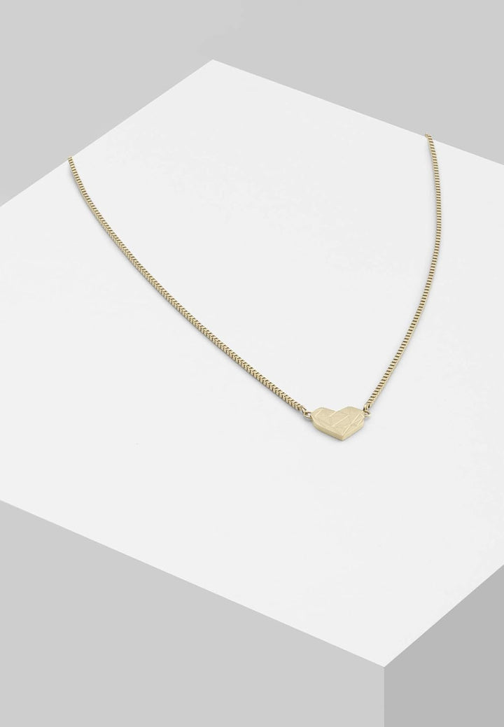 LIEBESKIND BERLIN Damen-Collier Edelstahl Gold Single, Gold Single