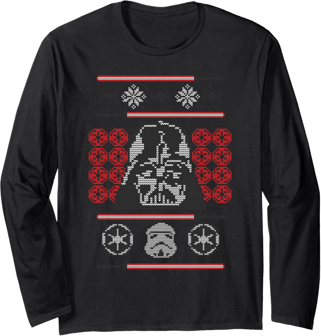 Star Wars Darth Vader Ugly Sweater Langarmshirt