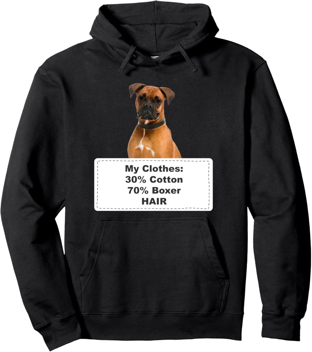 Funny Shedding Dog Boxer Pullover Hoodie