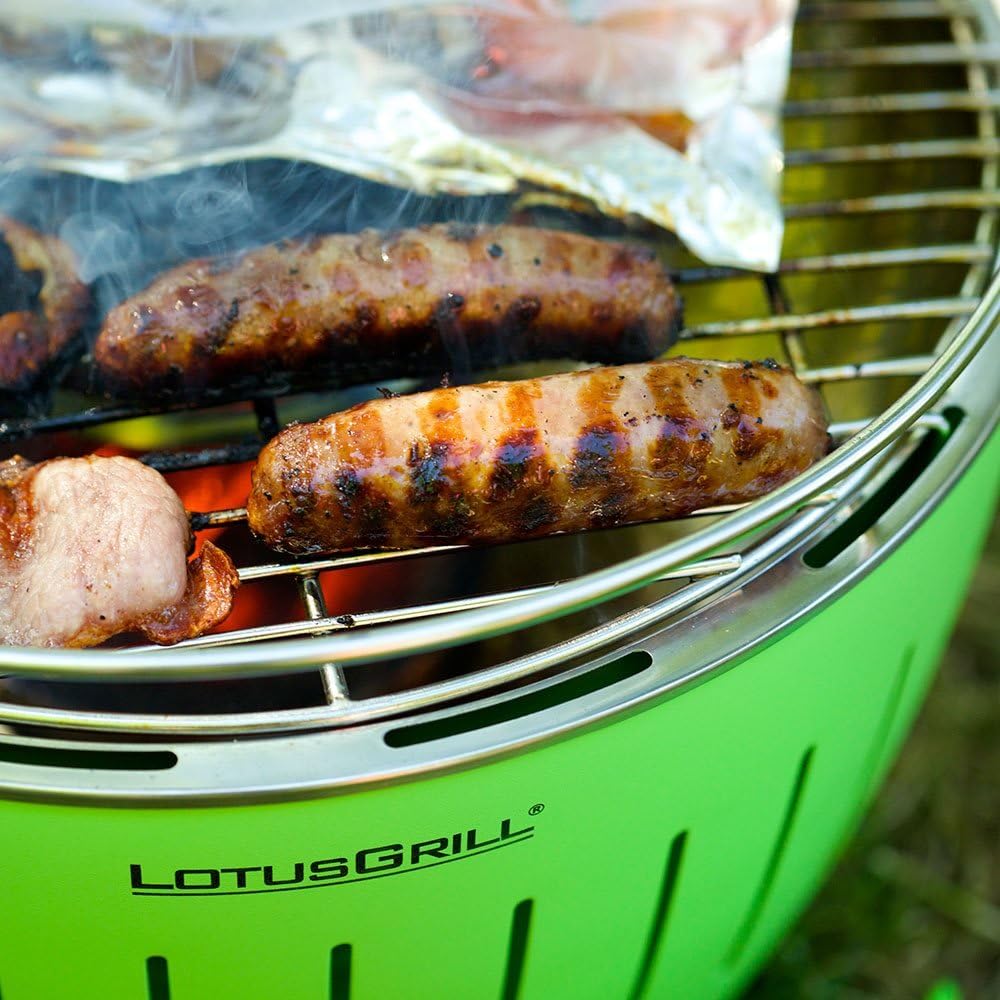 lotus grill bbq in green with free lighter gel &amp; charcoal Lotus Standard, Lotus Standard