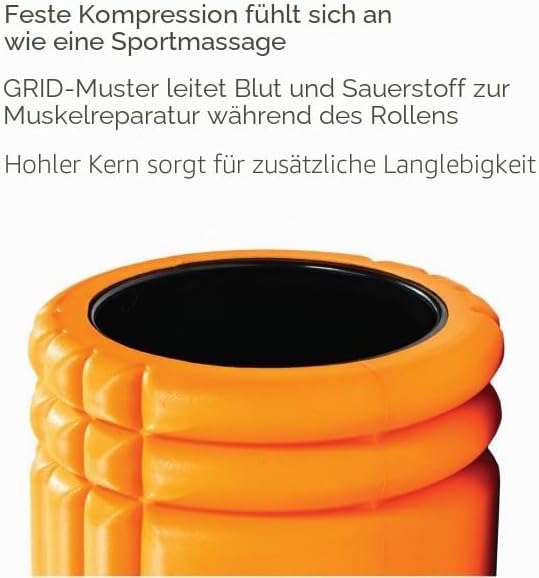 TRIGGERPOINT Gitter Orange Schaumstoffrolle, Orange Schaumstoffrolle