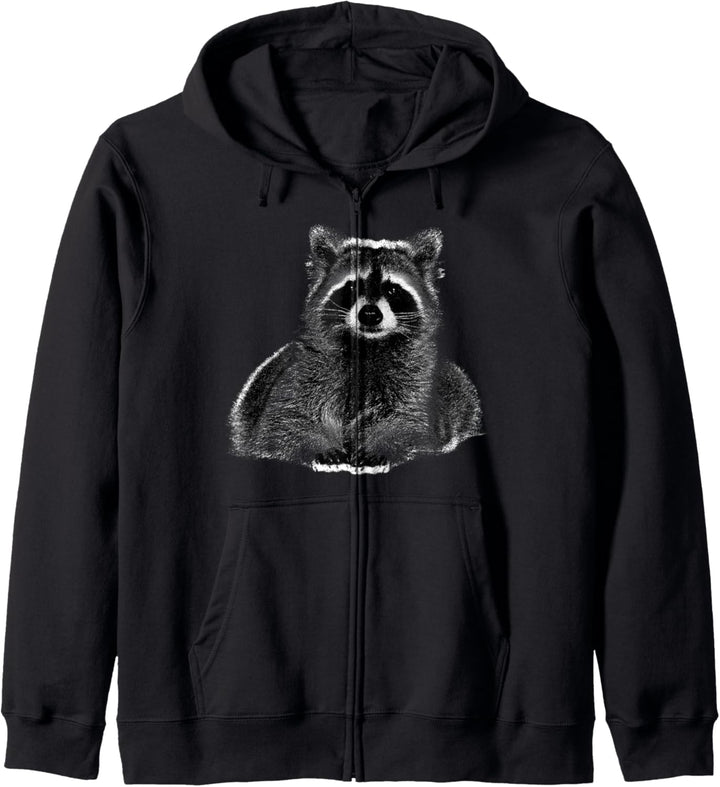 Waschbär Kostüm Racoon Marder Herren Geschenk Kapuzenjacke