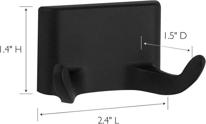 Design House Millbridge Badezubehör, Bademantelhaken, matt schwarz Robe Hook Matte Black, Robe Hook