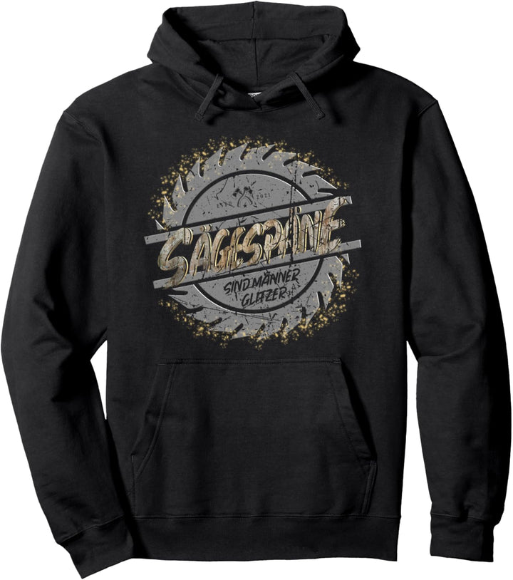 Sägespäne sind Männerglitzer - Lustiges Holzfäller Tischler Pullover Hoodie