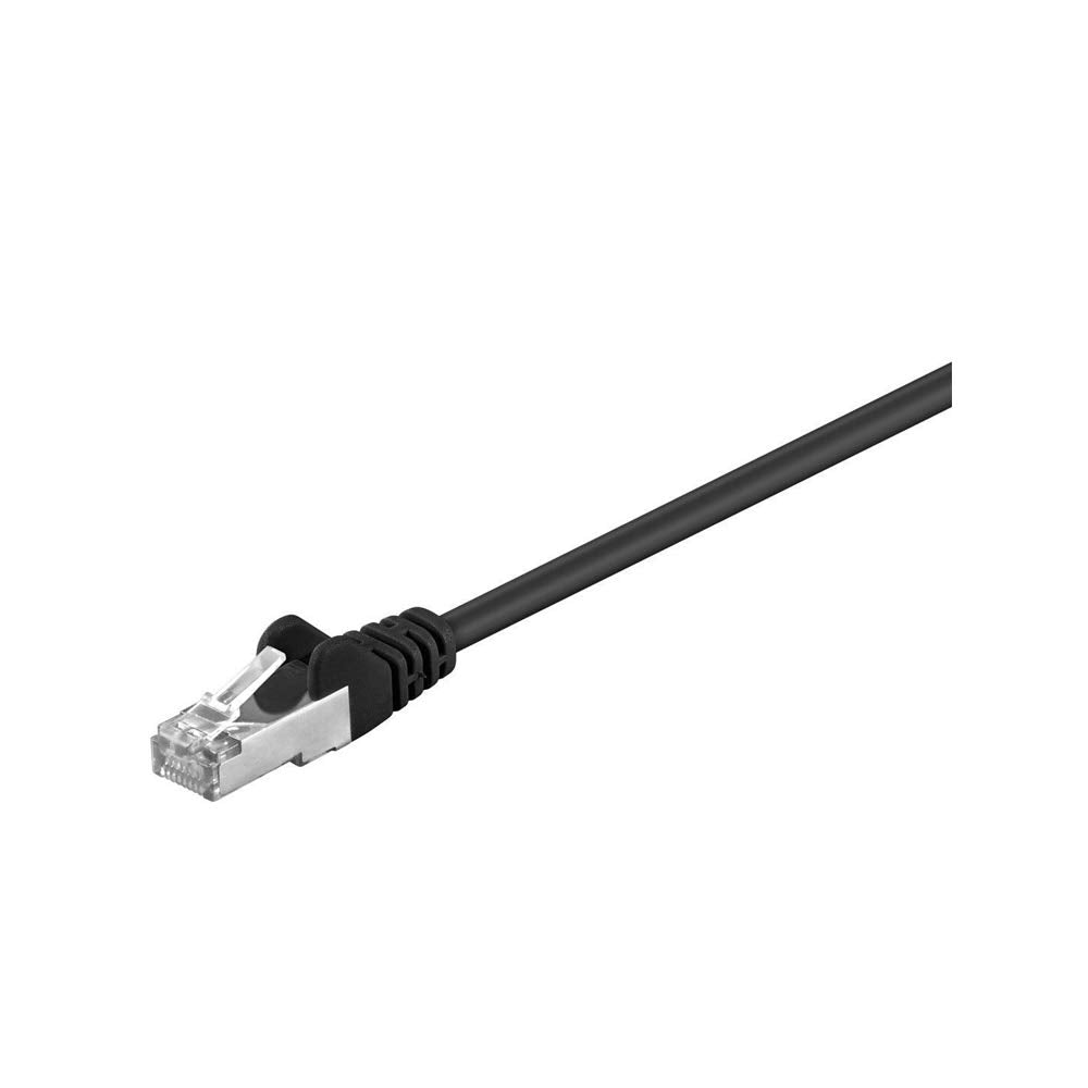 Goobay 68663 CAT 5e Patchkabel, F/UTP, Schwarz