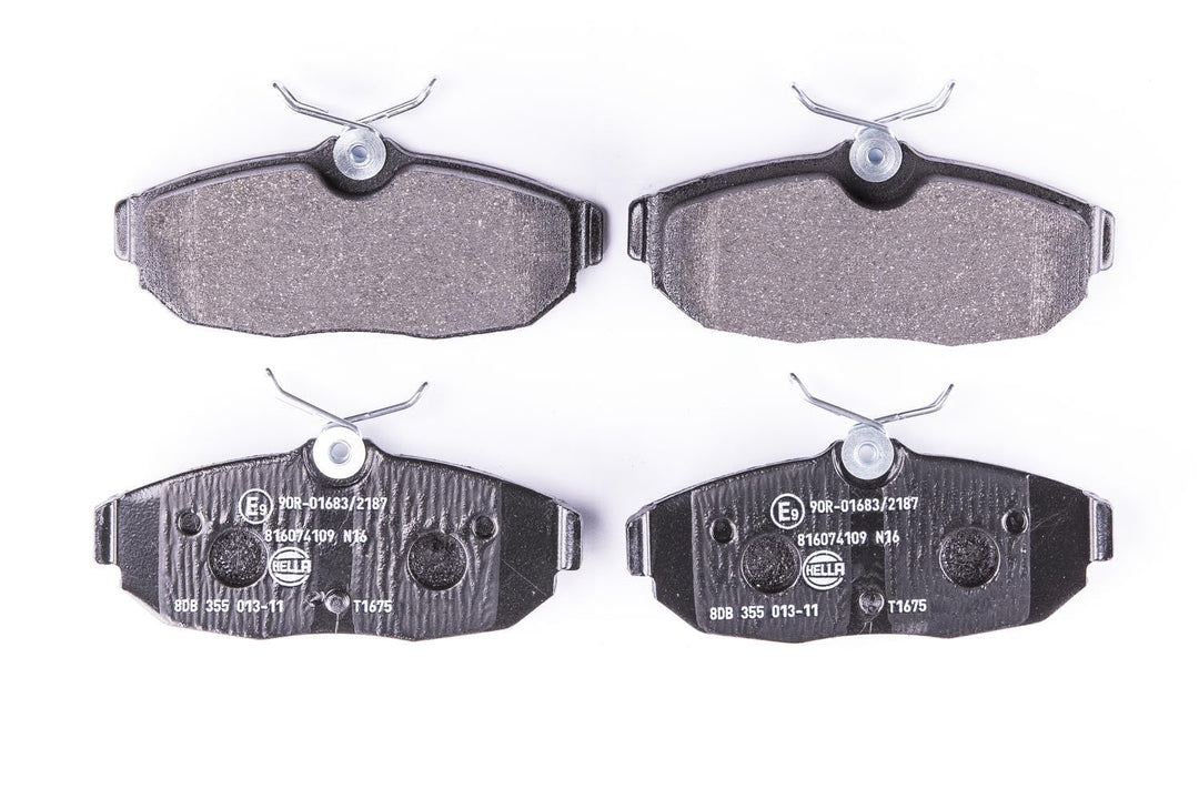 HELLA PAGID 8DB 355 013-111 Bremsbelagsatz - T1675 - Dicke/Stärke: 17.3mm - Bremssystem: Lucas - nic