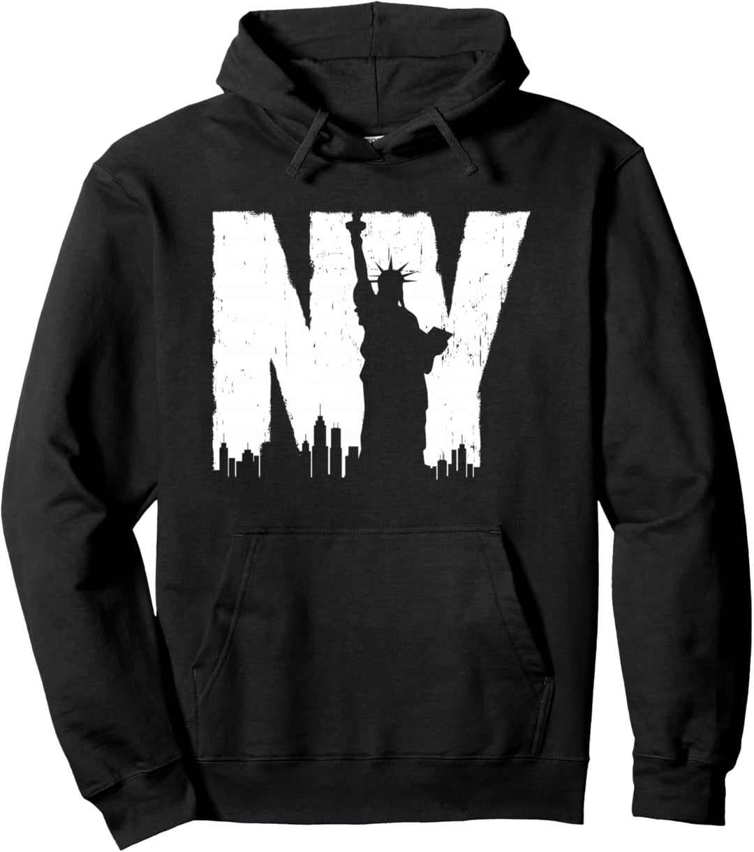 New York Vintage Pullover Hoodie