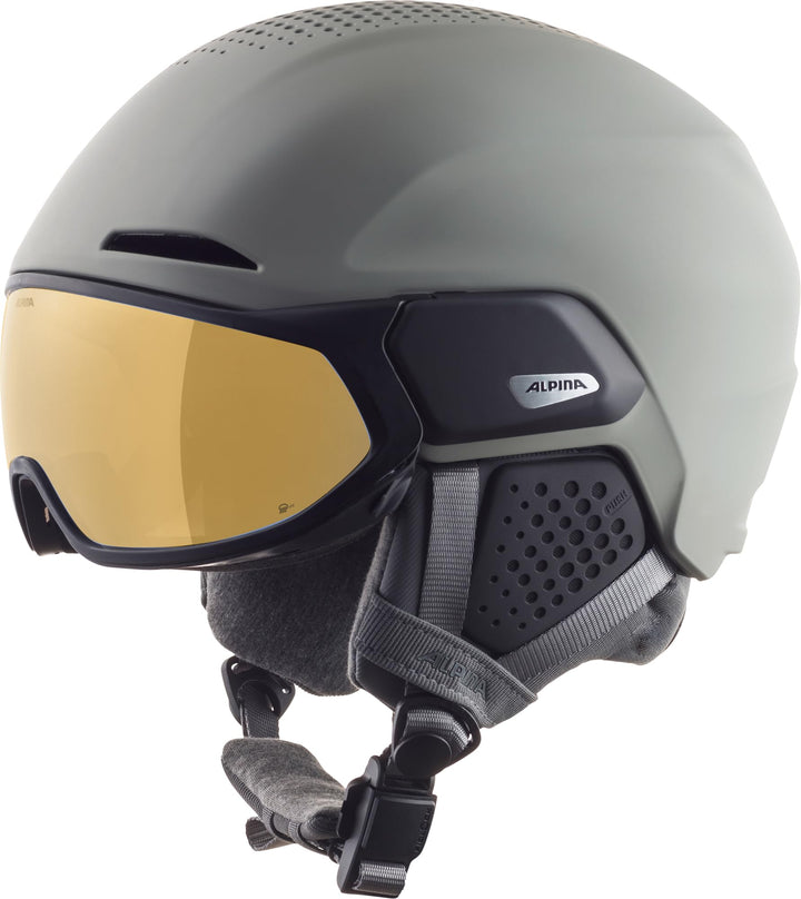 ALPINA ALTO Q-LITE - Sicherer, Stossabsorbierender &amp; Individuell Anpassbarer Skihelm Mit Kontrastver