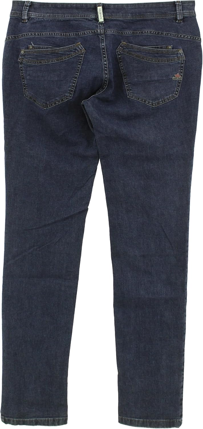 Buena Vista Damen Jeans Hose Malibu Stretchdenim Dark Stone, Blau