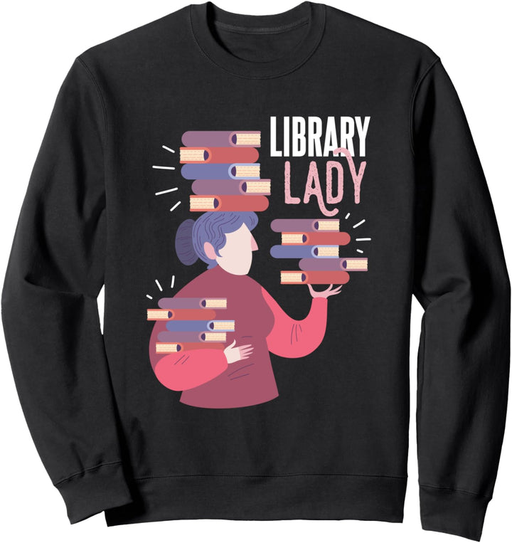 Bücher Bibliothekarin Geschenk Bücherei Sweatshirt