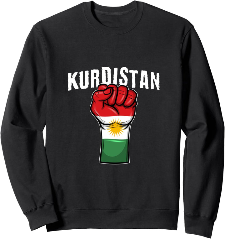Her biji kurdistan &amp; kurdische Flagge Sweatshirt