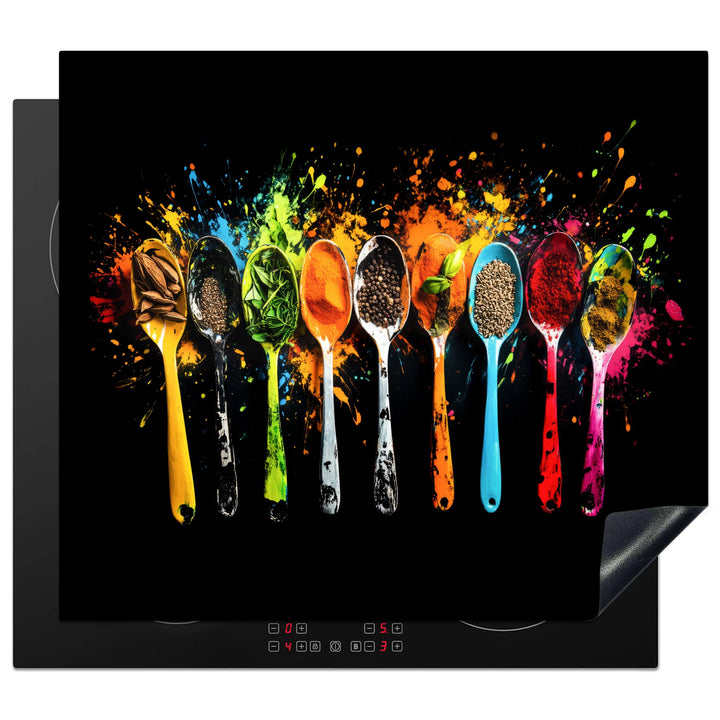 Herdabdeckplatte 59x52 cm Einteilig Herdabdeckung Abdeckplatte für Ceranfeld Abdeckung Induktionskoc