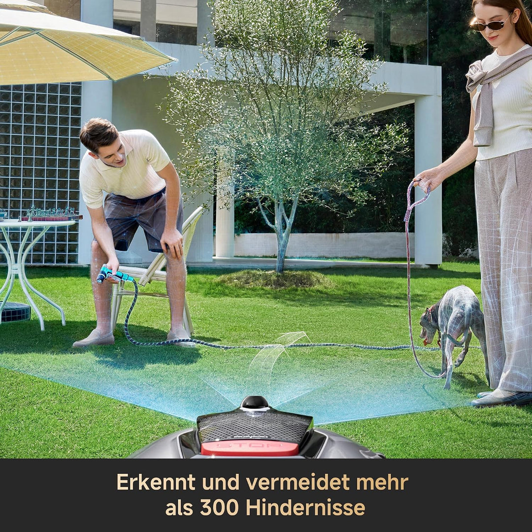 DREAME A3 AWD Pro 3500 Robot-Rasenmäher, für 3500 m², 4WD-Nabenmotoren, ohne RTK, 360° 3D-LiDAR &amp; KI
