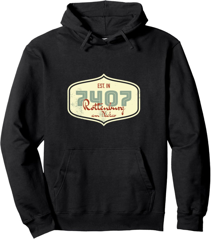7407 Rottenburg am Neckar - Alte Postleitzahl - Geschenk Pullover Hoodie