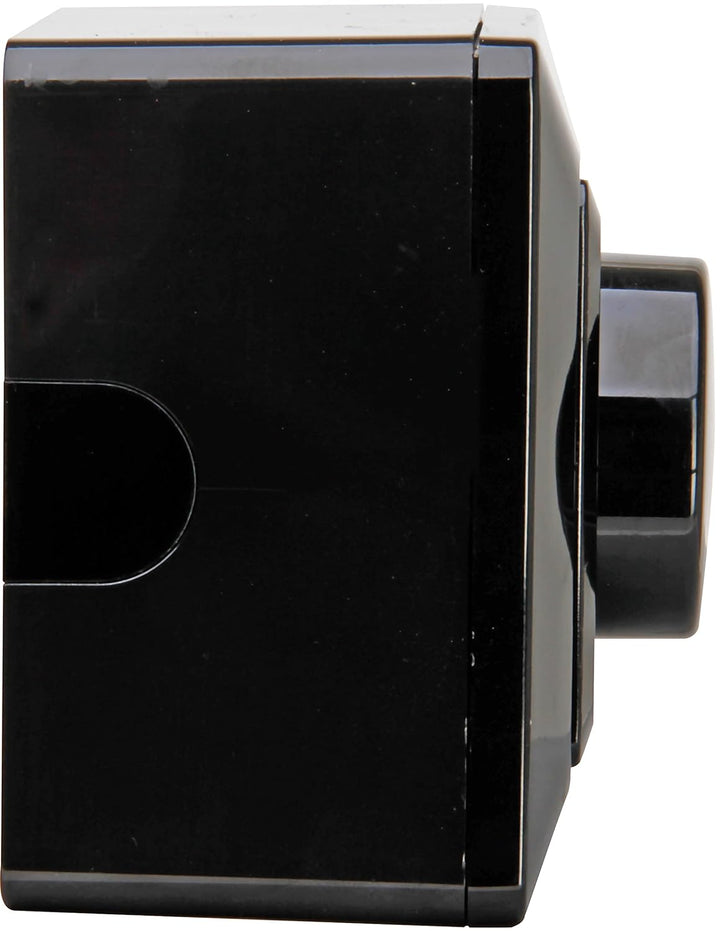 KOPP Aufputz-Programm Standard, schwarz, LED-Dimmer (Phasenanschnittsdimmer), 3-35 W, 820205009 Schw