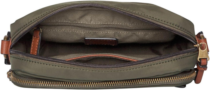 camel active bags Bari Damen Umhängetasche Crossbody Bag Mittelgross khaki Khaki 23 x 5,5 x 14,5, Kh