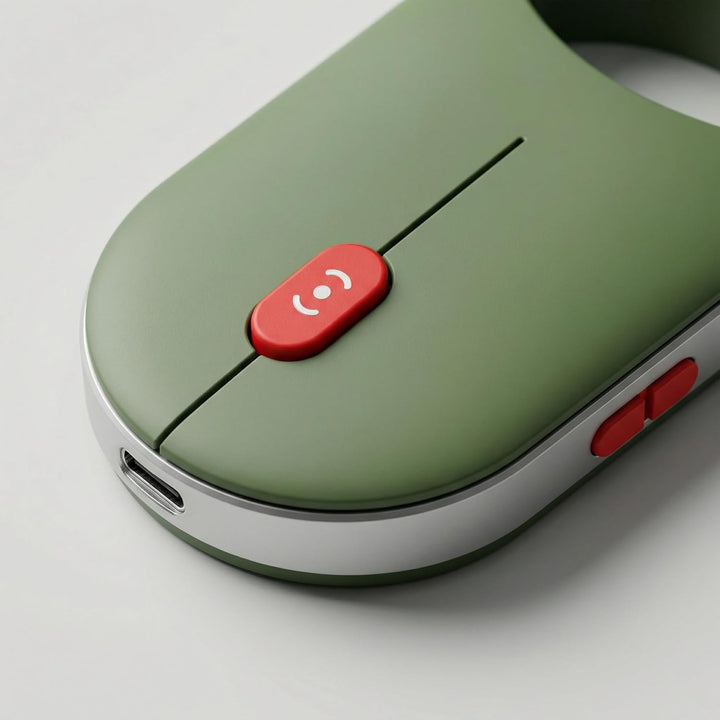 CSL - Wireless Maus mini Format – kabellos Bluetooth/Funk 2,4 GHz – Koppelung mit Zwei Geräten zugle