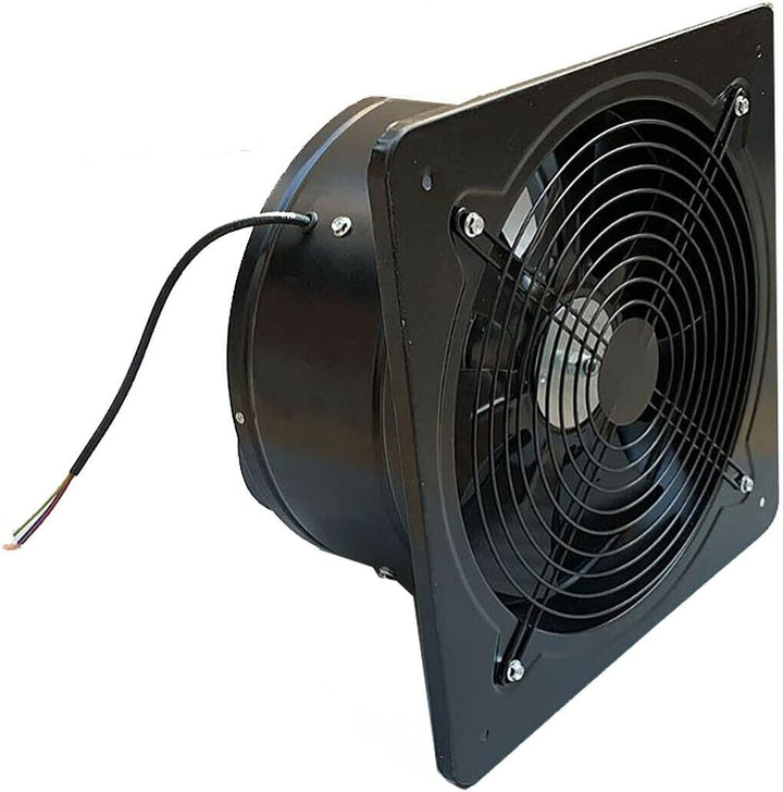 ECUTEE 120W 12" Axiallüfter 2650 m³/h Abluftventilator 300mm Axialventilator Küchenabluftventilator