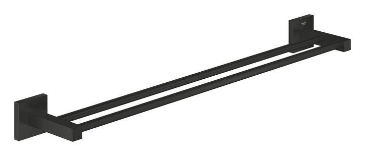 GROHE Start Cube, Doppel-Handtuchhalter (für 2 grosse Handtücher, 65cm breit, Bohrabstand 60cm, inkl