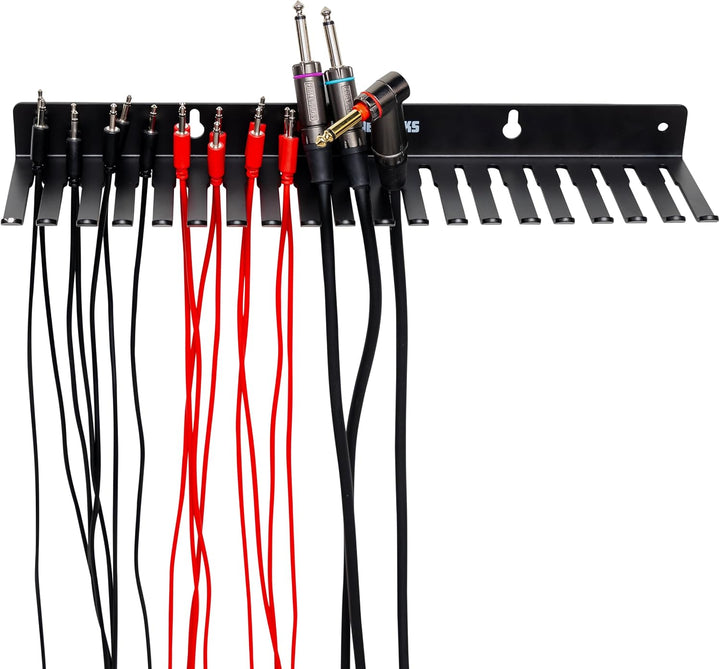 Gator Frameworks Kabelhalter für die Wandmontage mit 19 Kabelhaltern, Abstand 5 bis 9 mm (GFW-CABLEH