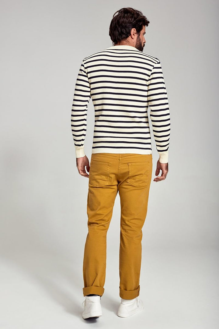 Armor Lux Herren Lougre Klassische Hose, Camel