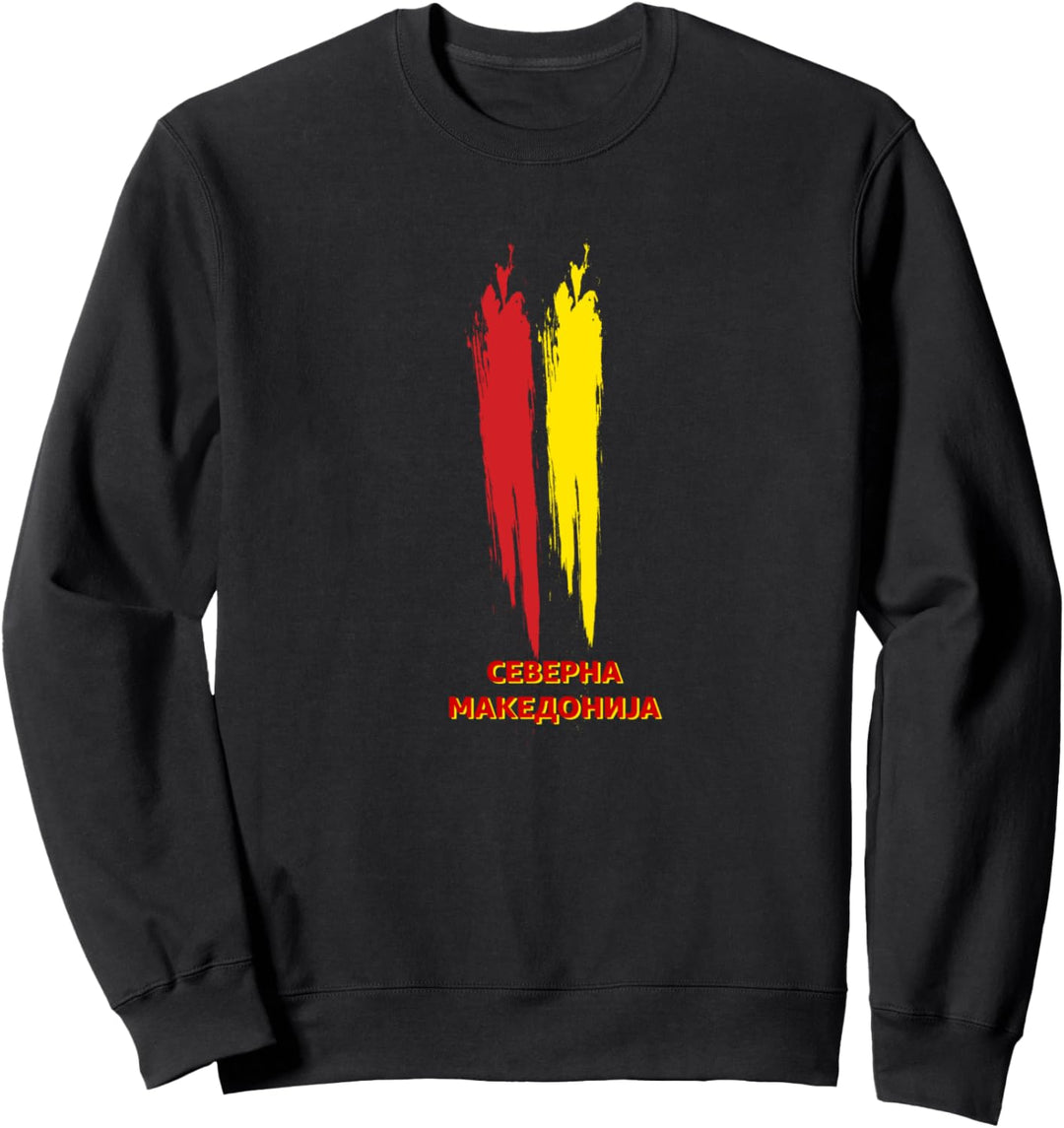 Flagge Mazedonien Sweatshirt