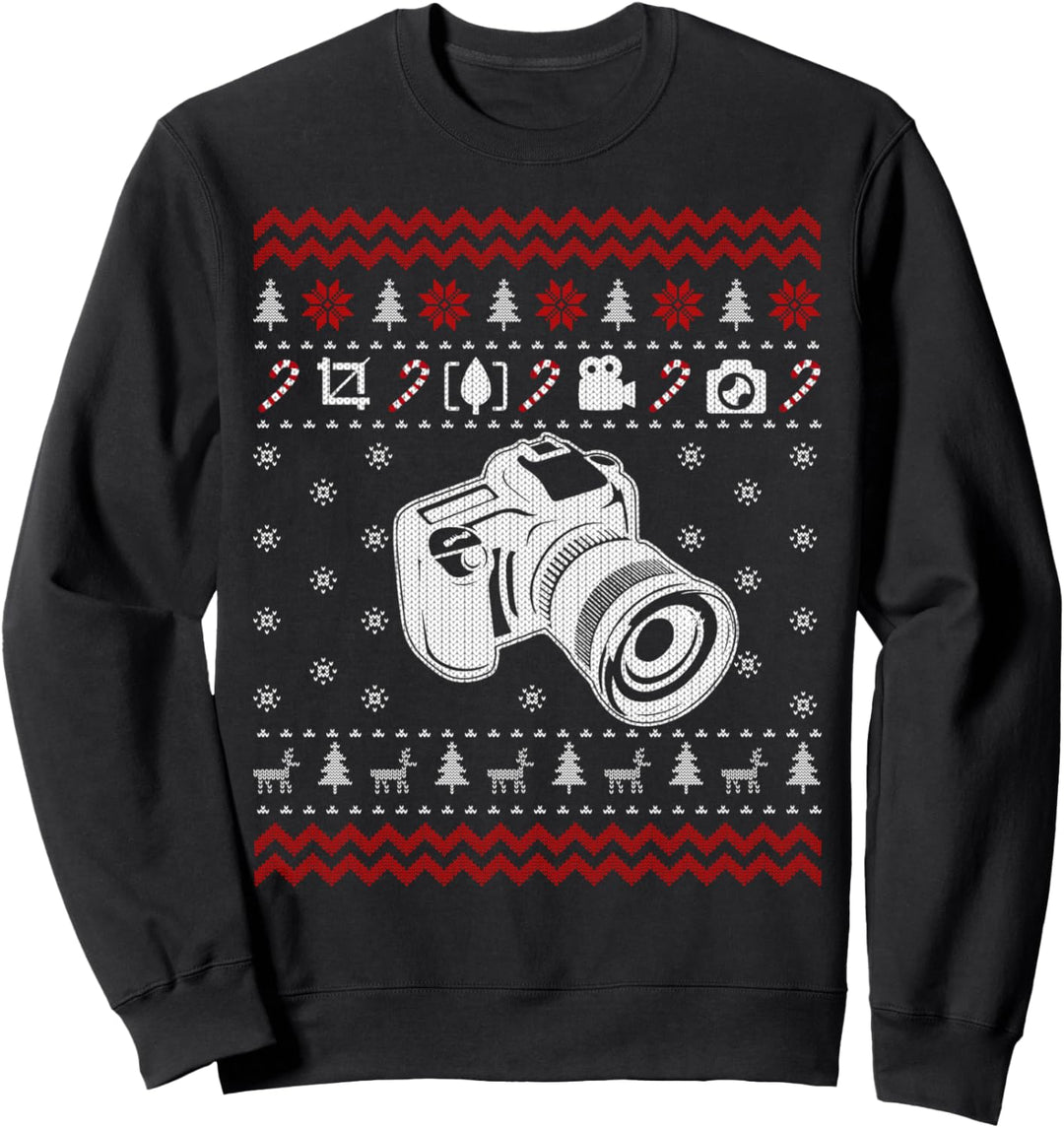 Photographer Ugly Christmas Sweater Gifts for Men Women Sweatshirt