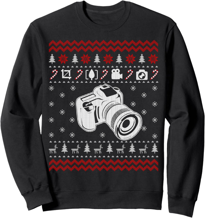 Photographer Ugly Christmas Sweater Gifts for Men Women Sweatshirt